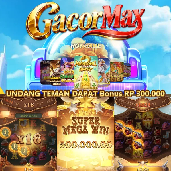 GACORMAX Bonus Member Baru 100%